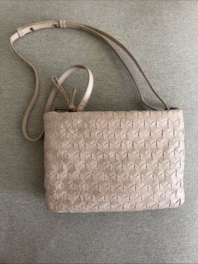 Madewell Woven Crossbody Shoulder Bag - off white/cream